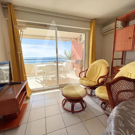 Appartement T2 Coin Chambre, Terrasse 1ere Ligne Mer, Piscine