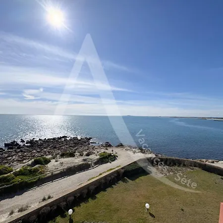 T2 Coin Chambre, Terrasse 1ere Ligne Mer, Piscine Apartment Sete